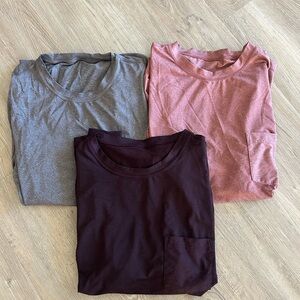 3 x Vuori Tradewind Performance T-Shirts Size M